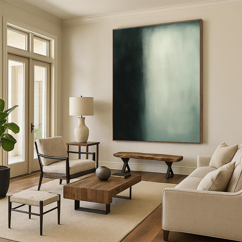 Minimalist Abstract Gradient Painting for Contemporary Studies GAB1147
