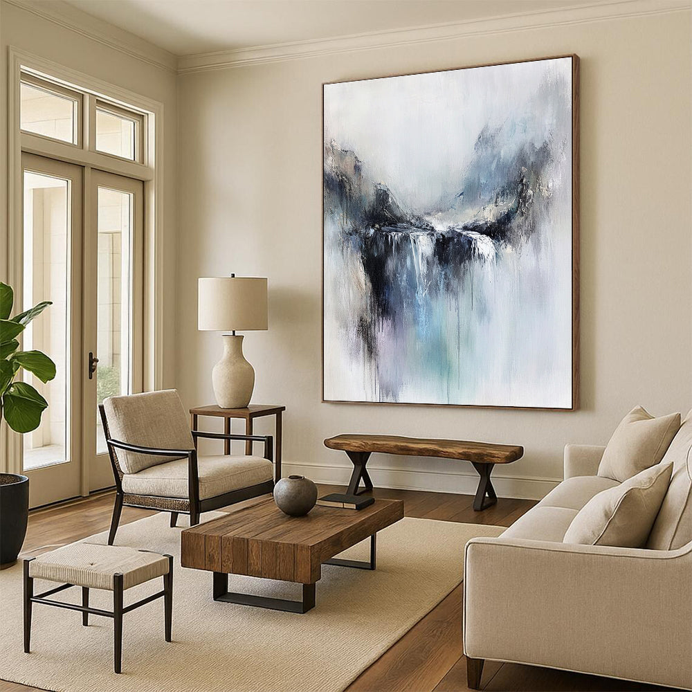 Waterfall Abstract - Ethereal Landscape Art GAB0547