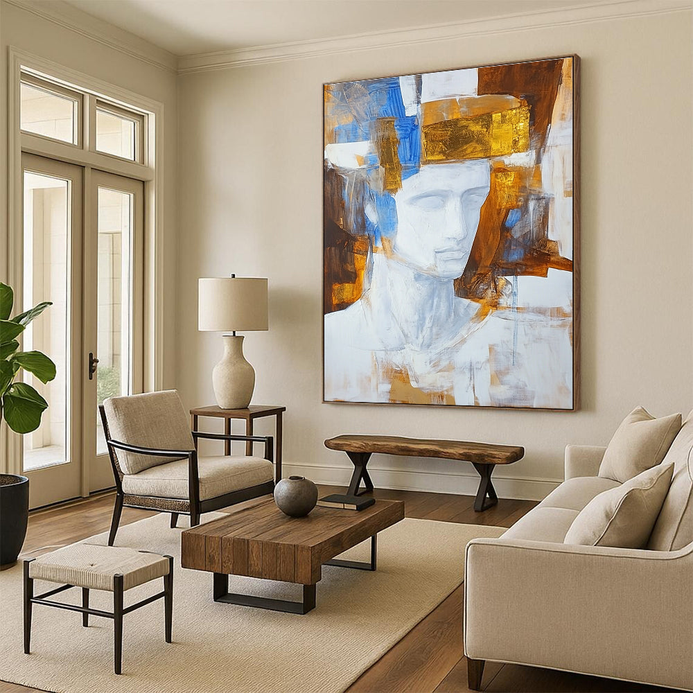 Abstract Sculpture Portrait Abstract Painting for Art - Centric Homes GAB1108