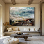 Textured Sea Abstract Painting for Art - Lovers’ Spaces YHT015