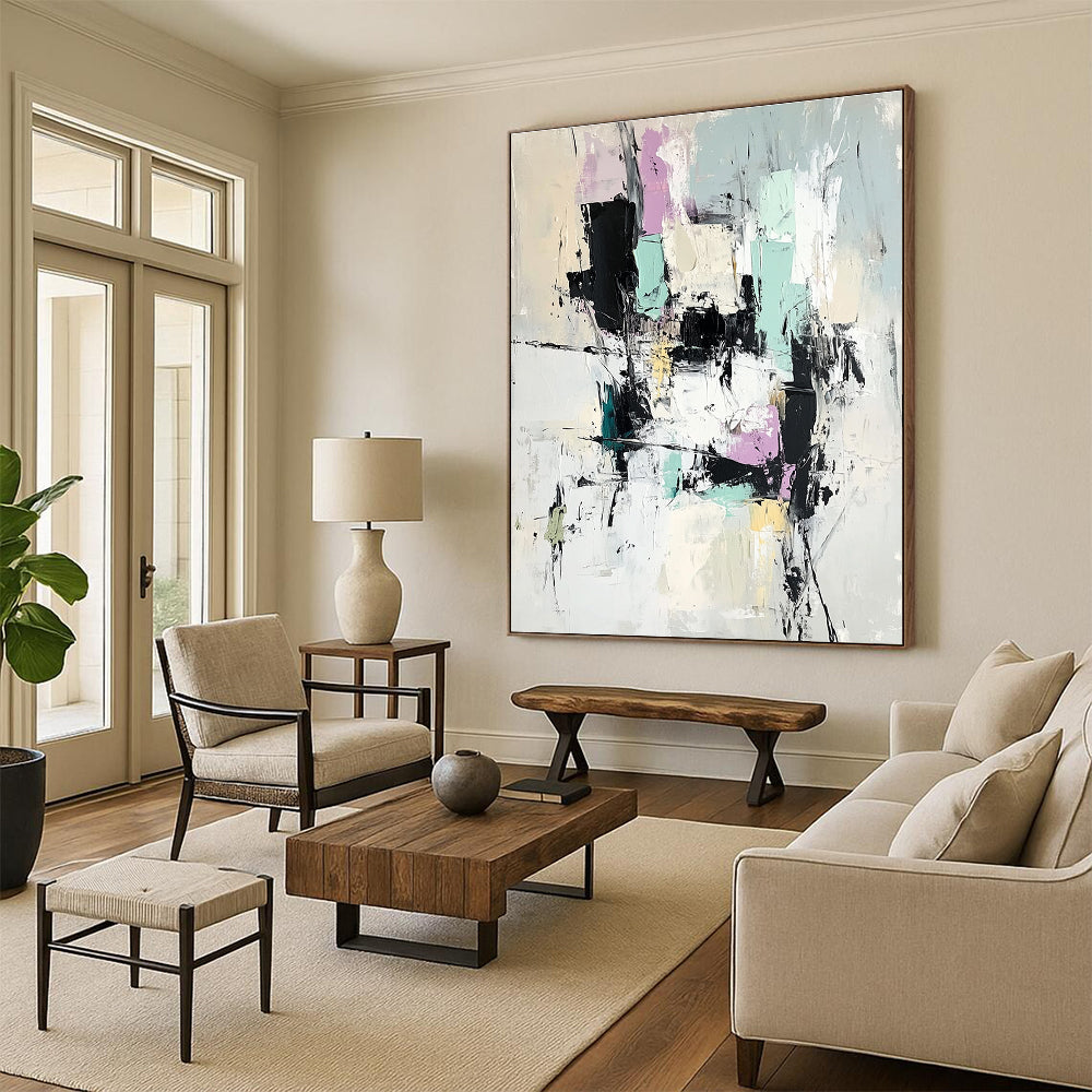 Colorful Abstract Fusion Painting with Energetic Diversity WINK456