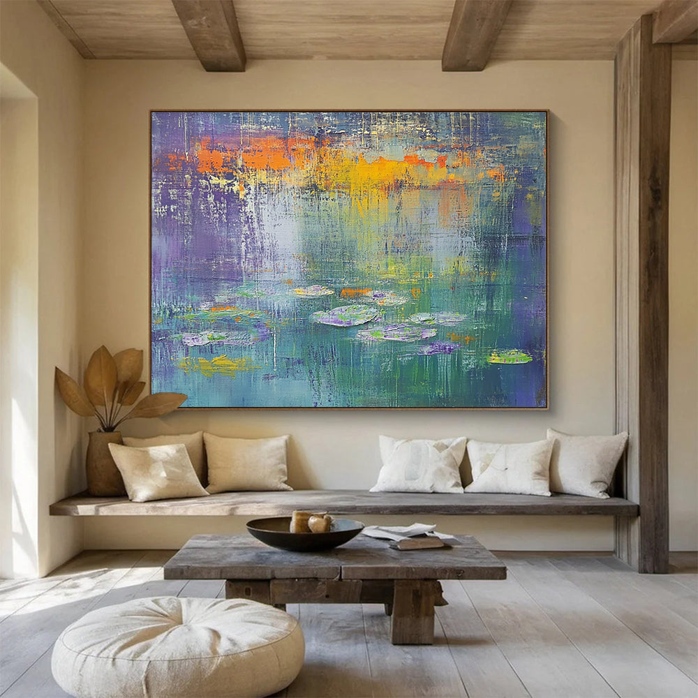 Abstract Water Lilies - Reimagining a Classic ABS025