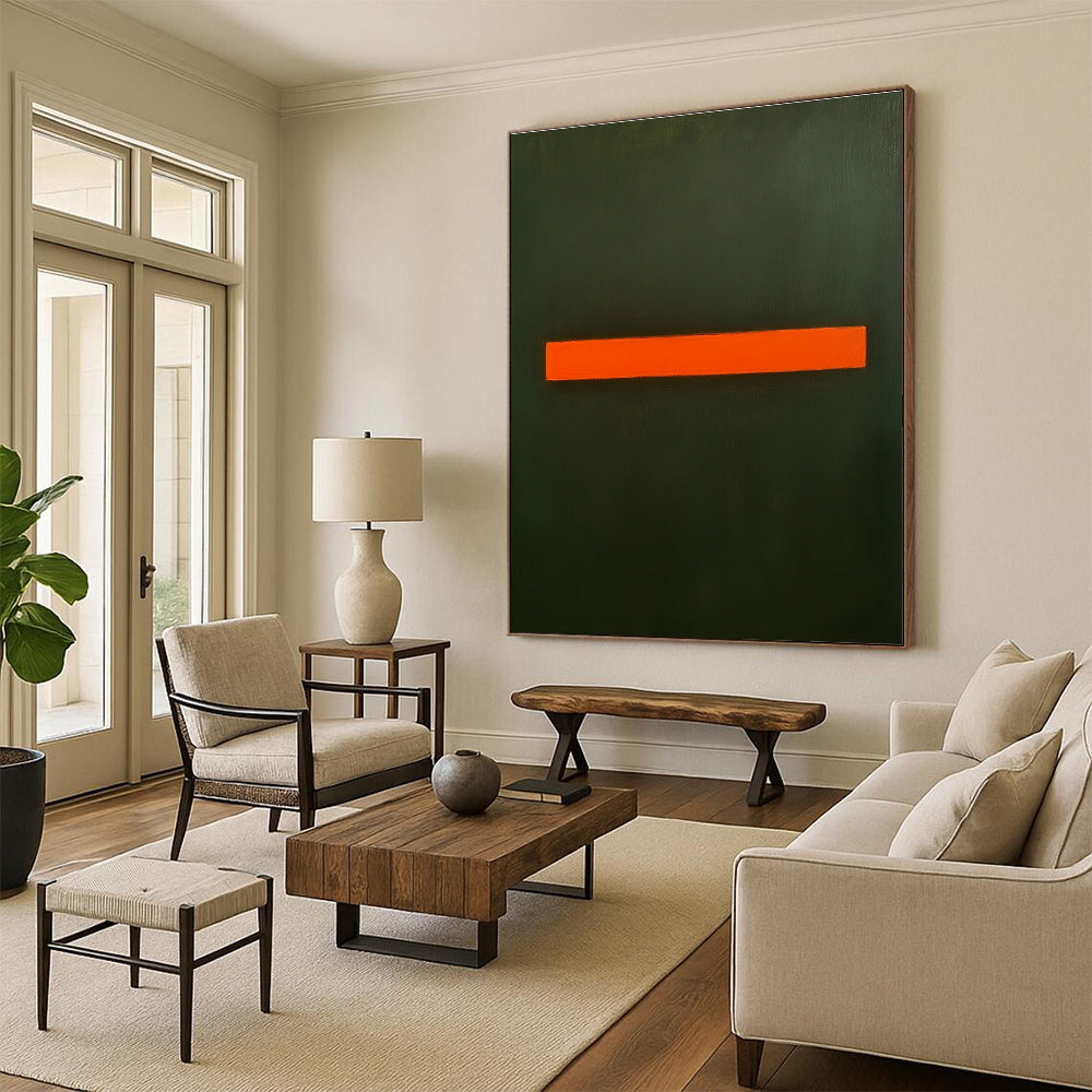 Bold Color Block Art Abstract Painting for Contemporary Spaces GAB1394