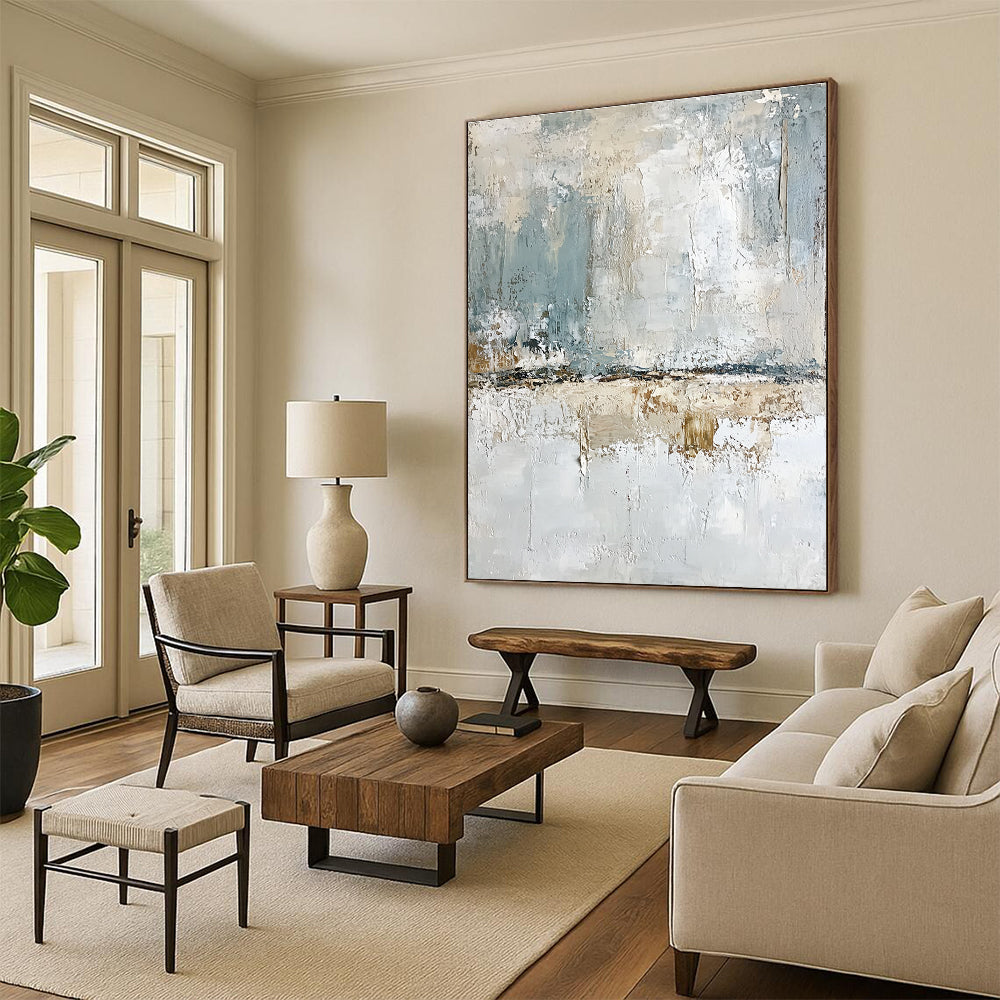 Soft Toned Abstract Painting for Calming Spaces GAB0741