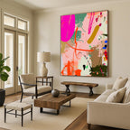 Colorful Abstract Doodles Painting for Creative Studios GAB0972