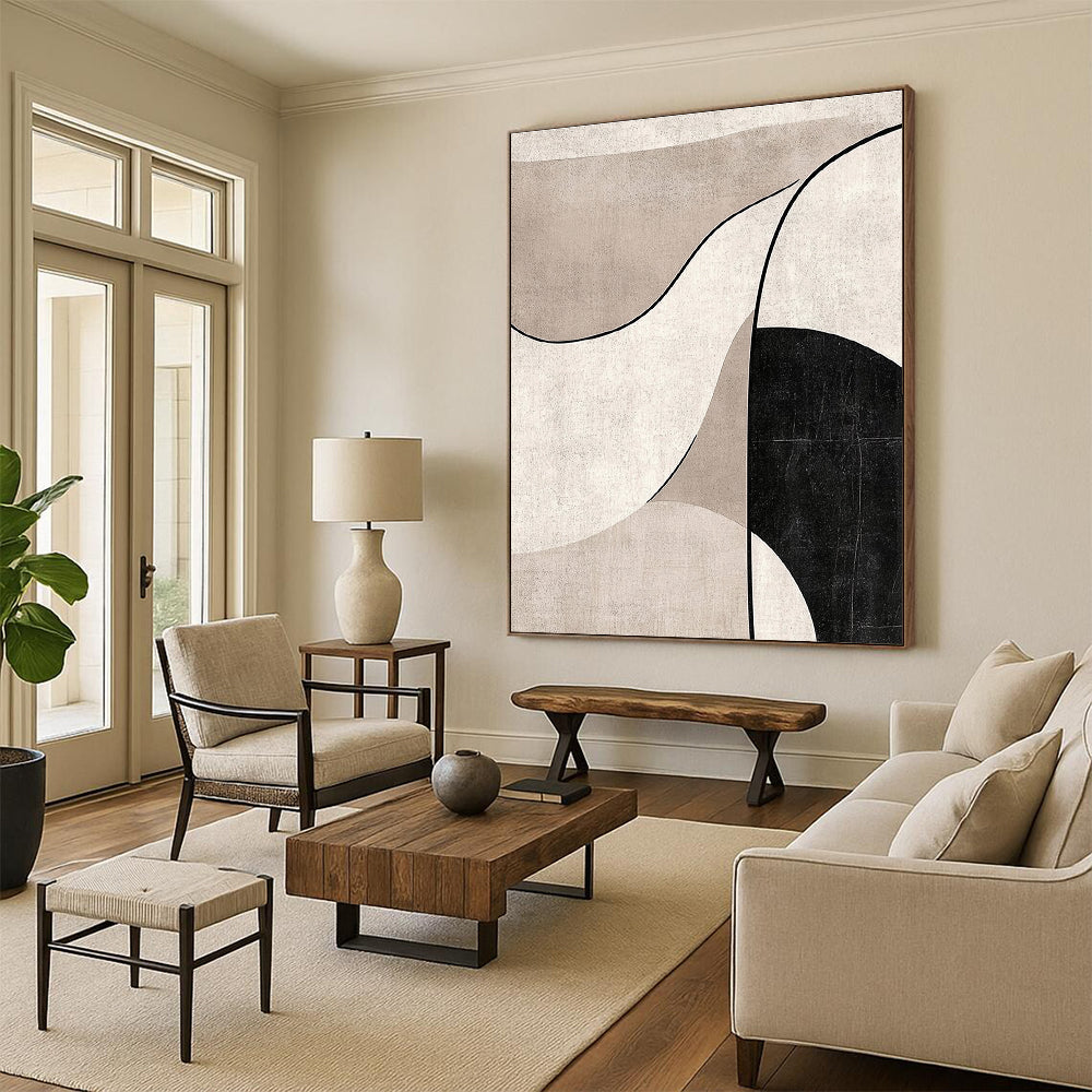 Minimalist Geometric Shapes - Modern Abstract Art GAB0502