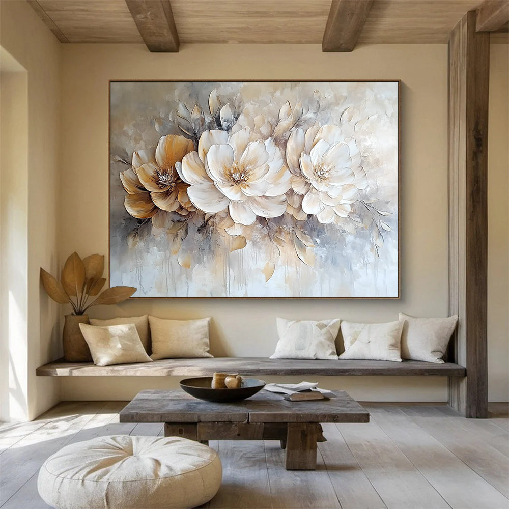 3D Flower Relief - a Touch of Nature in Art ABS003