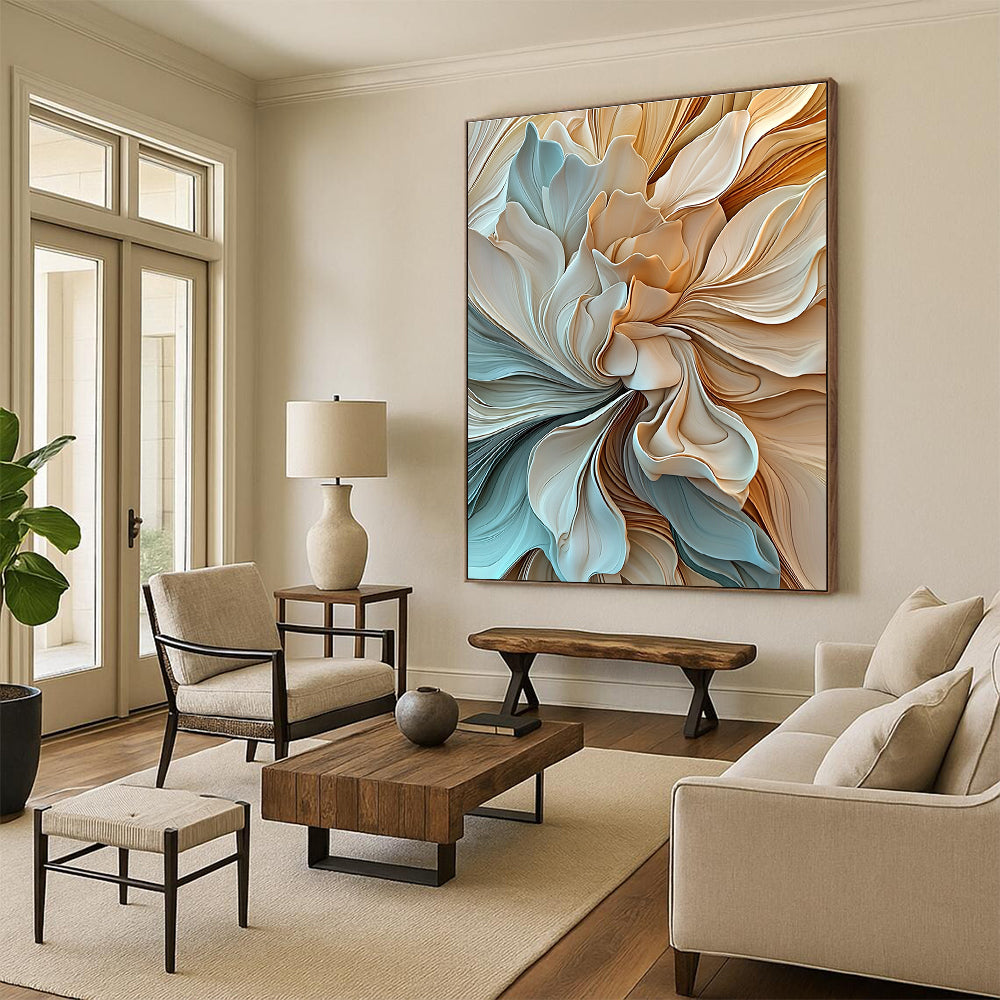 Abstract Floral Forms - Intricate Textured Abstract Art GAB0429
