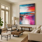 Coastal Abstract - Dynamic Seaside Art GAB0546
