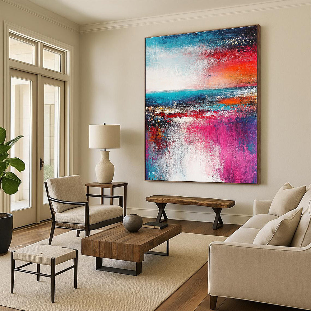 Coastal Abstract - Dynamic Seaside Art GAB0546