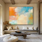 Colorful Abstract Blend Painting with Soft Transitions ABS283