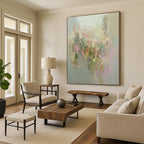 Pastel Floral Abstract Painting for Whimsical - Styled Boutiques GAB1068
