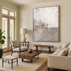 Gray - Toned Abstract Painting with Subtle Textures WINK120