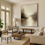 Reedy Lake Abstract - Naturalistic Landscape Abstract Art GAB0517