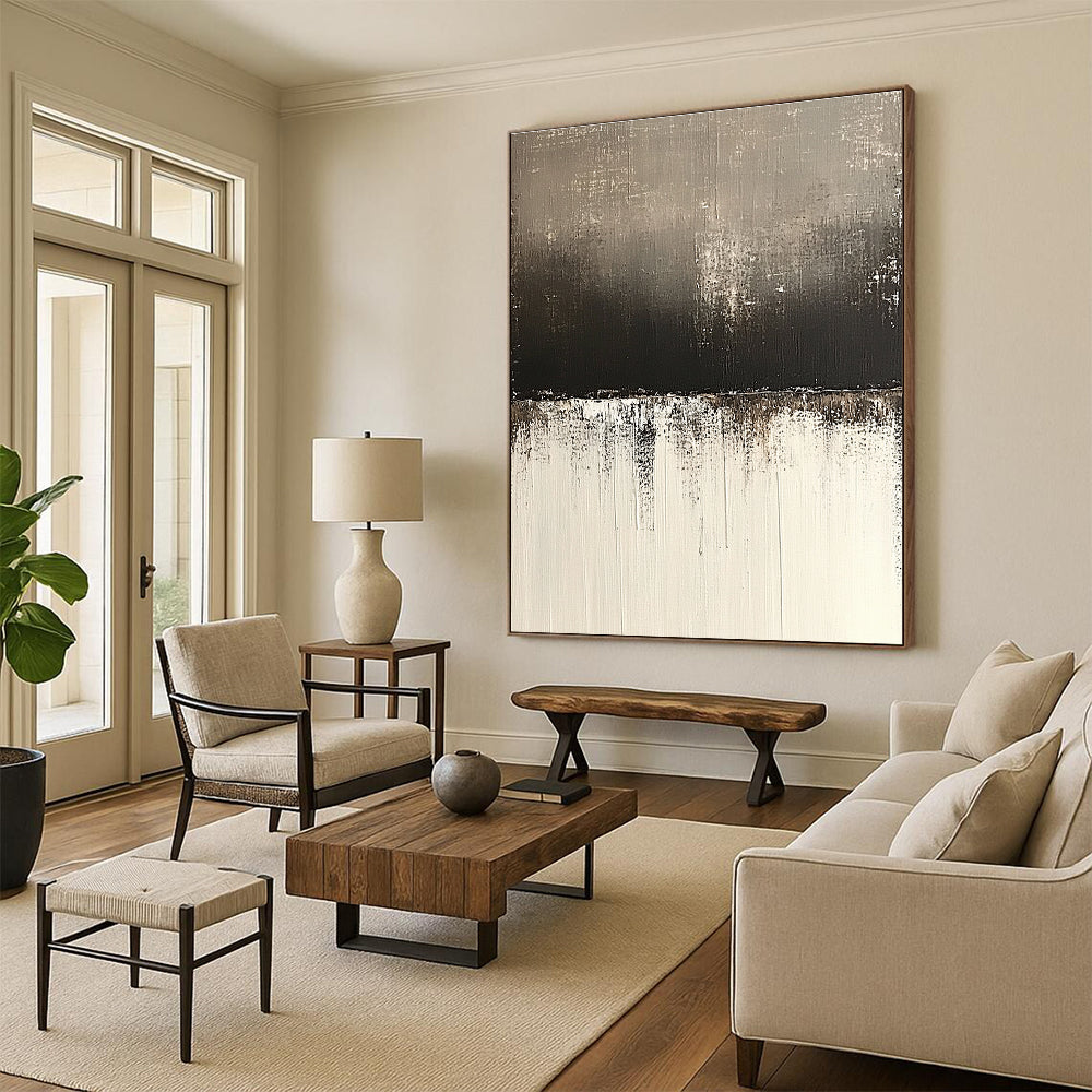 Gradient Textured Abstract Painting for Industrial - Styled Spaces GAB1100