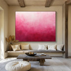 Pink Gradient Abstract Painting with Soothing Ambiance ABS429
