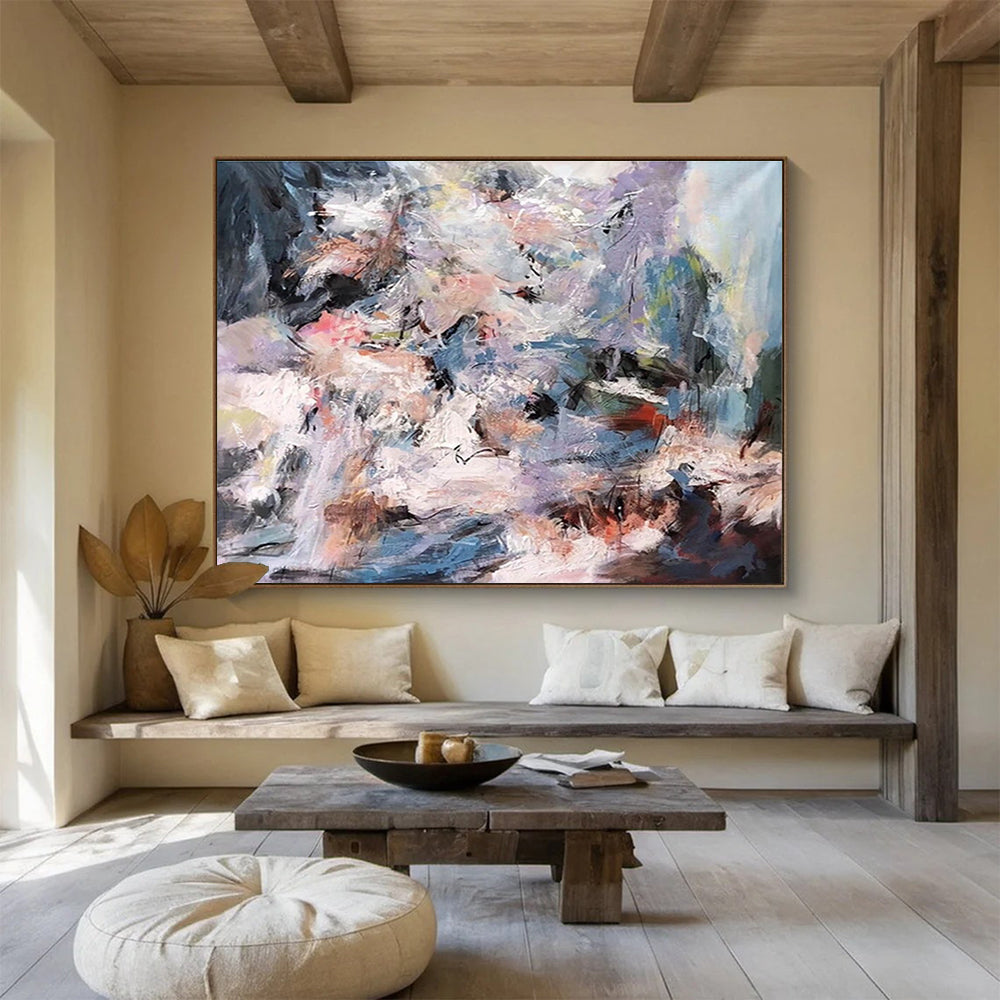 Vivid Chaos Abstract Painting for Creative Art Studios YHT151