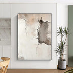 Cracked Wall Abstract Painting with Textured Realism WINK564
