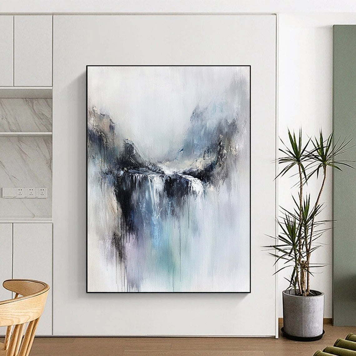 Waterfall Abstract - Ethereal Landscape Art GAB0547