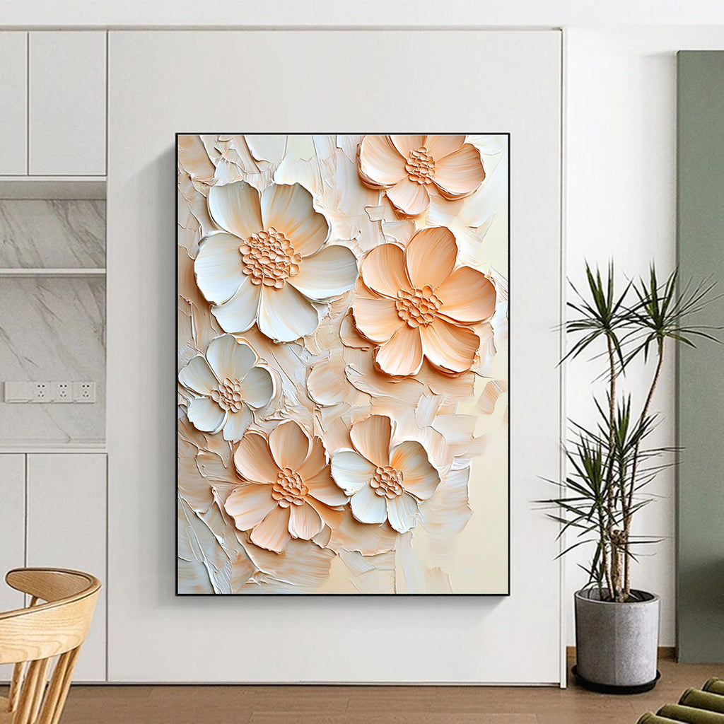 3D Floral Abstract Painting for Nature - Inspired Home Decor Stores GAB0948