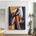 Abstract Figure Geometric Abstract Painting for Art - Centric Spaces GAB1418