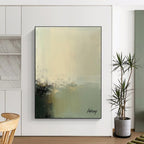 Minimalist Abstract Landscape Painting for Scandinavian - Inspired Living Rooms GAB1227