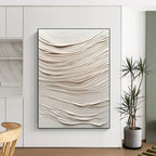 Textured - Wave Abstract Painting with 3D Effects WINK873