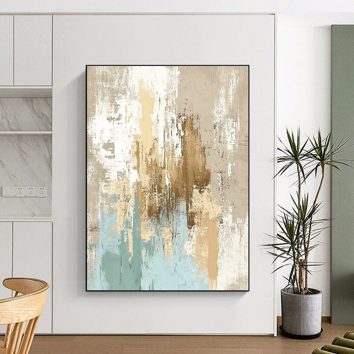 Soft Tones Abstract Painting with Gentle Tranquility WINK335