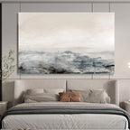 Misty Landscape Abstract Painting for Lakeside Retreats YHT136