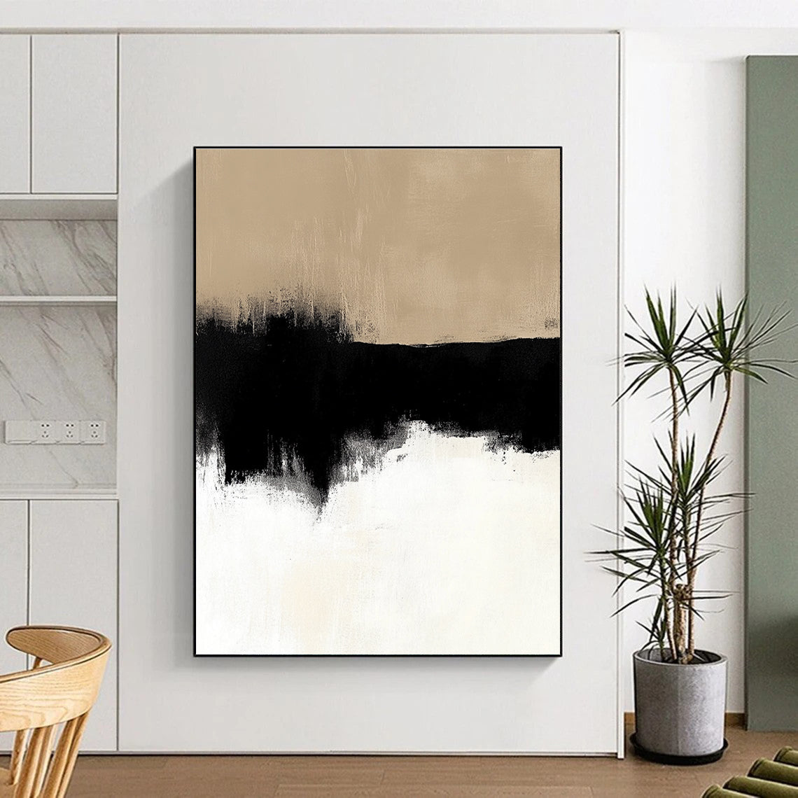 Minimalist Color Field Abstract Painting with Subtle Power WINK159