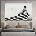 Silhouette with Striped Cloak - Mystery and Movement ABS019