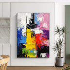 Colorful Block Abstract 2 Painting with Dynamic Layers WINK733