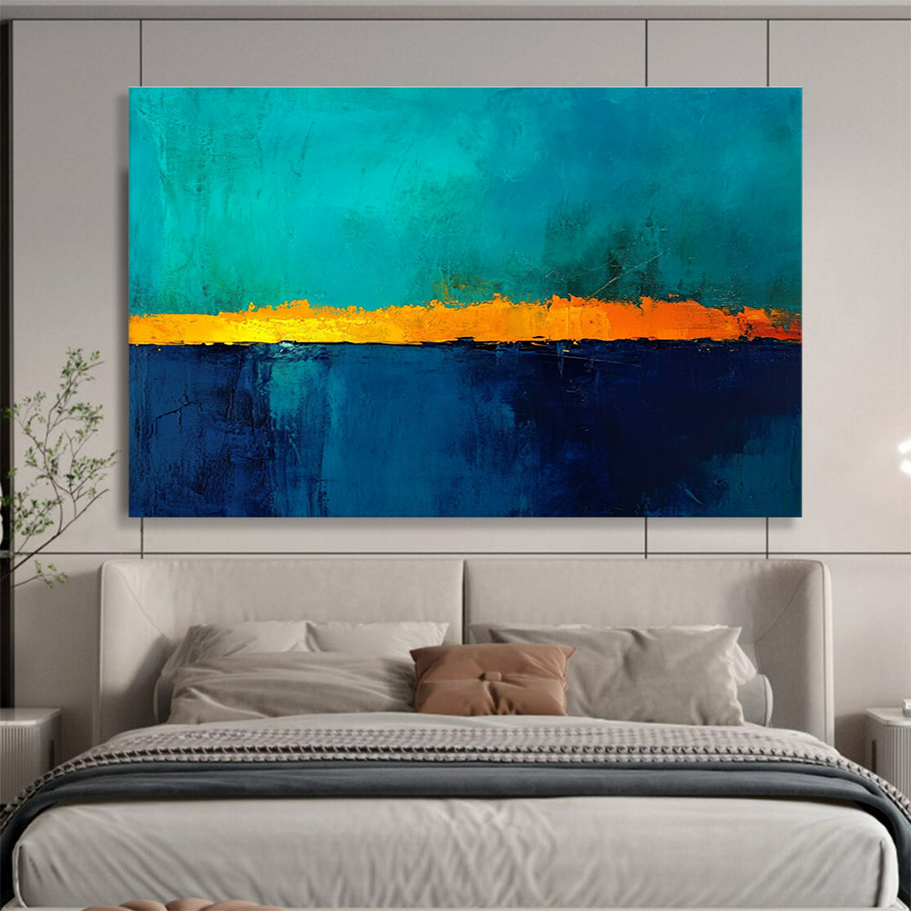 Bold Color Abstract Horizon  Dramatic Skies ABS115