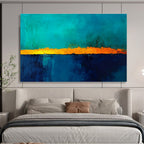 Bold Color Abstract Horizon  Dramatic Skies ABS115