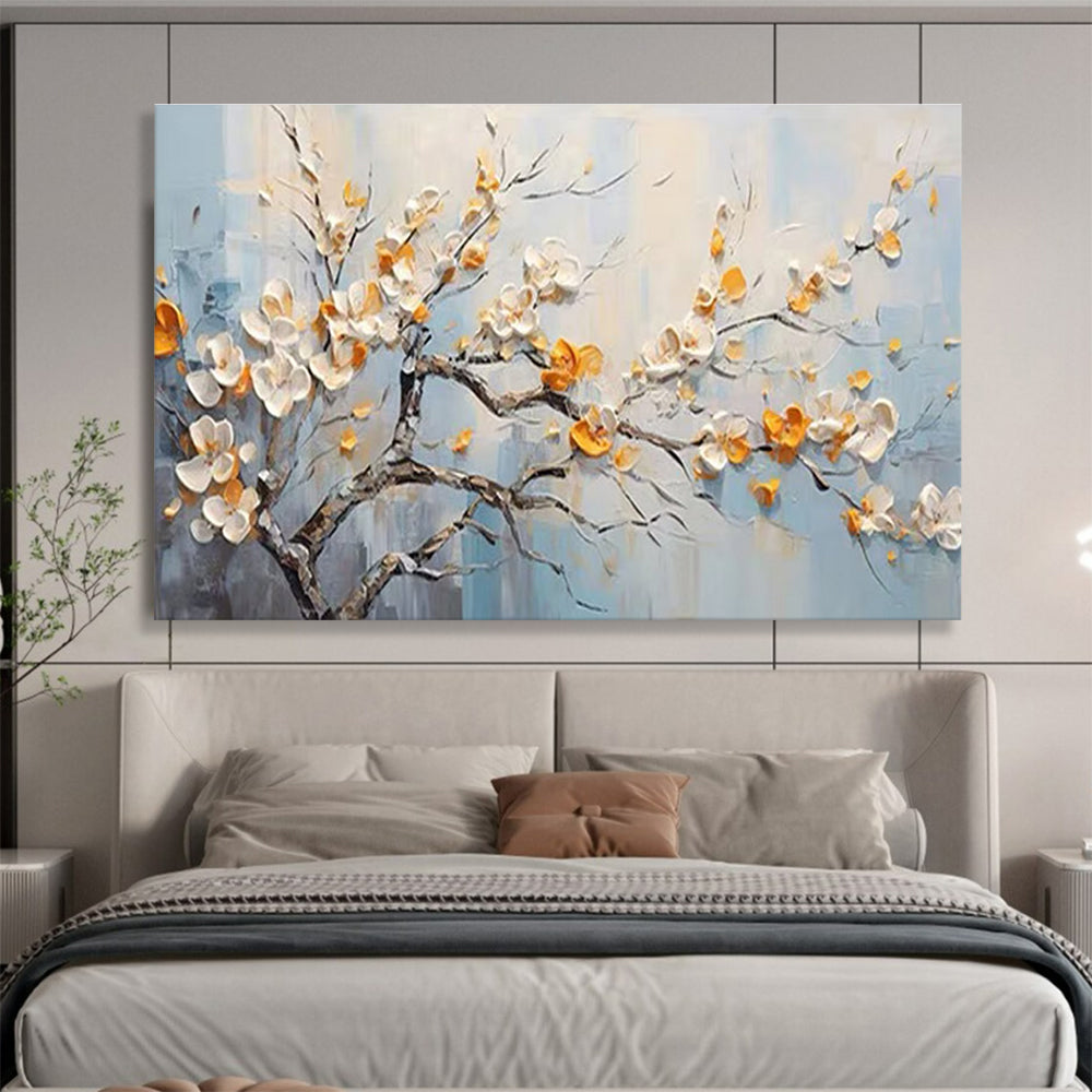 Blooming Tree Abstract Painting for Minimalist Interiors YHT202