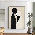 Abstract Couple Figure Painting for Romantic - Themed Anniversaries GAB0965
