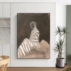 Striped Figure Abstract Painting for Modern Art Gallery Exhibits GAB1330