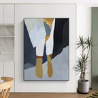 Abstract Geometric Shapes Painting with Modern Color Blocks GAB0084