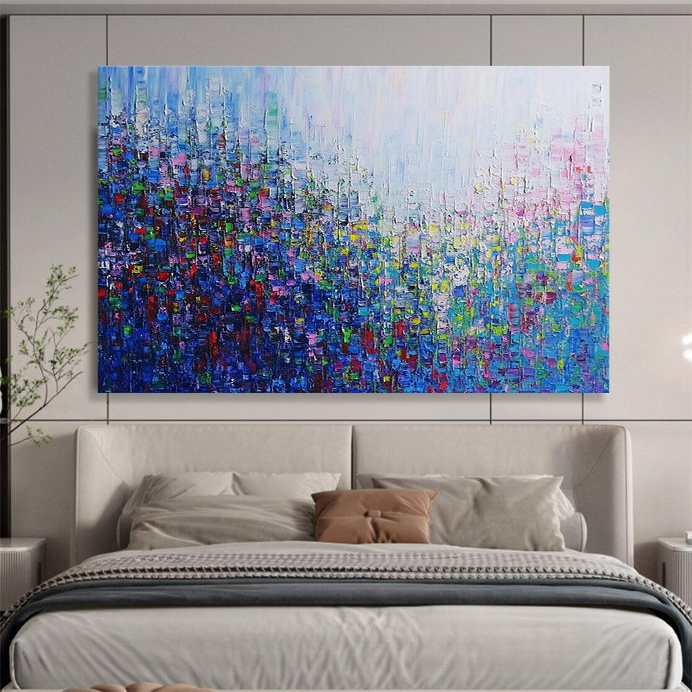 Colorful Pixel - like Abstract  Vibrant Modernity ABS065