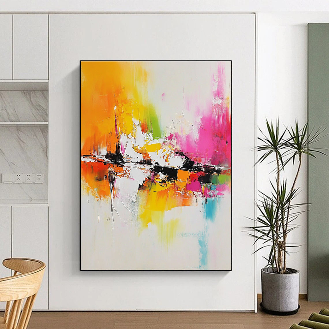 Colorful Abstract Harmony Painting with Joyful Melody WINK712