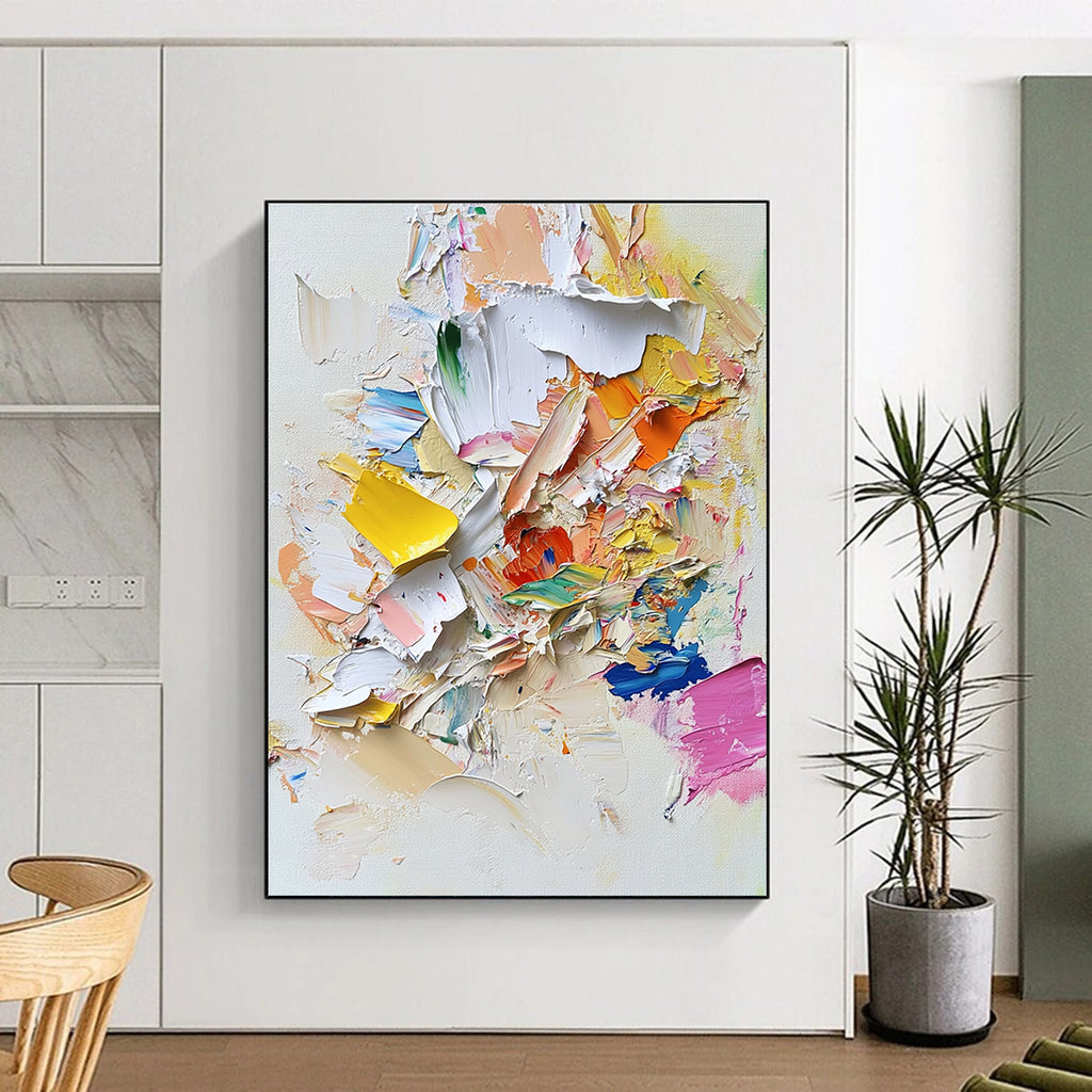 Colorful Palette Abstract Painting for Artistic Spaces GAB0737