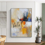 Colorful Abstract Painting with “Valla” for Personalized Art Spaces GAB1059