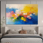 Explosive Color with Dynamic Composition Abstract Painting ABS349