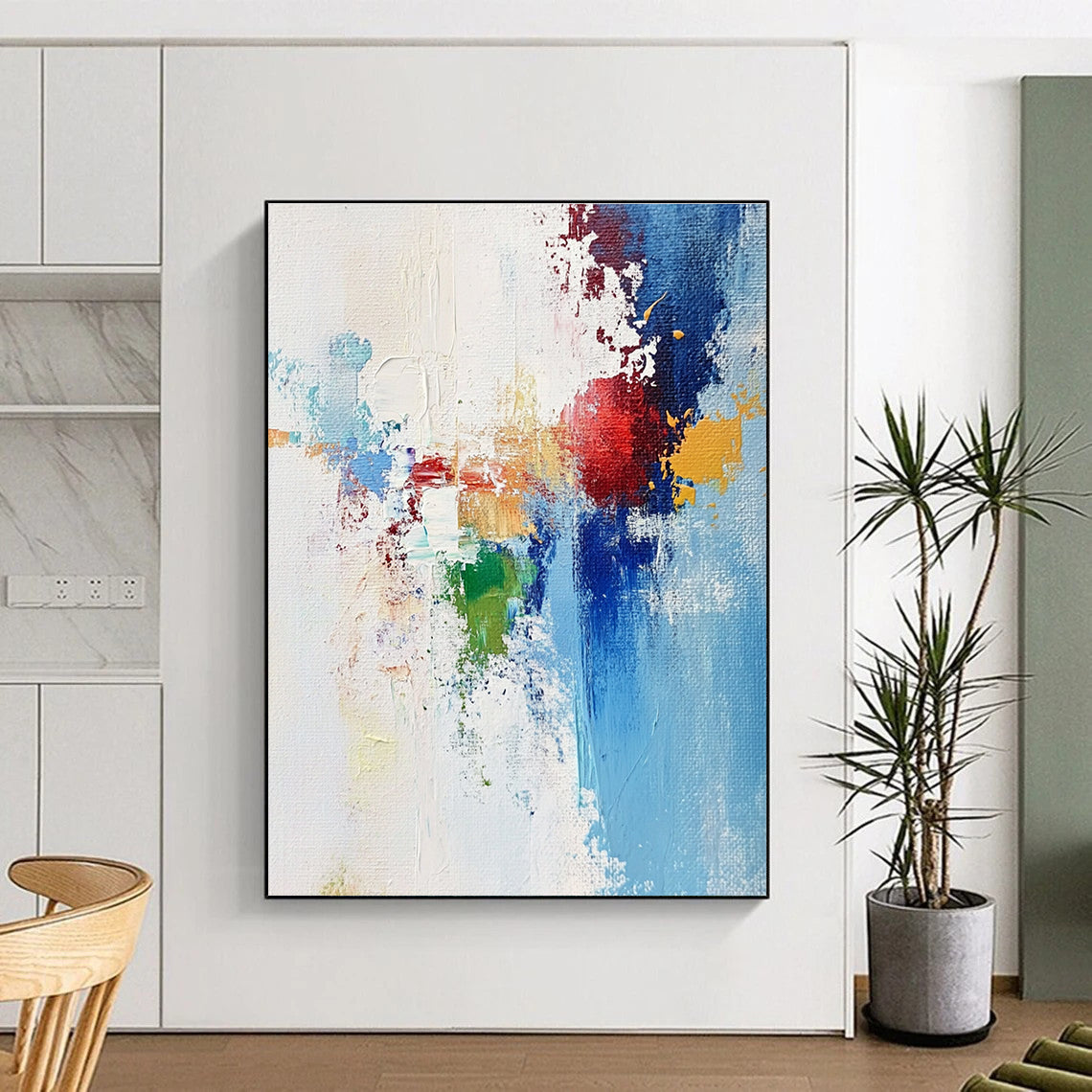 Colorful Splash Abstract Painting for Creative Children’s Play Areas GAB0929