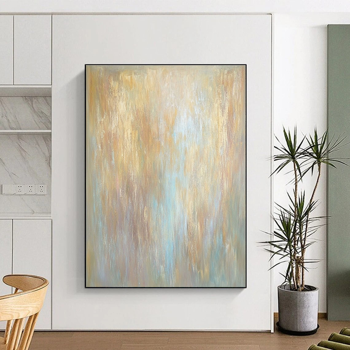 Soft Gradient Abstract Painting with Dreamy Serenity WINK764