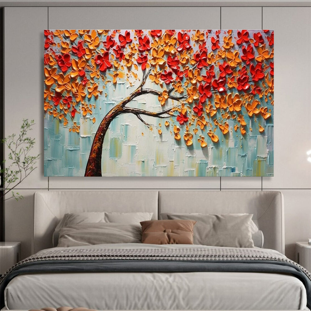 3D Flowering Tree Abstract Painting for Garden - Themed Cafes YHT168