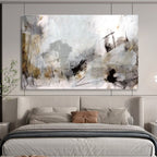 Mixed - Media Abstract Painting for Artistic Workshops YHT135