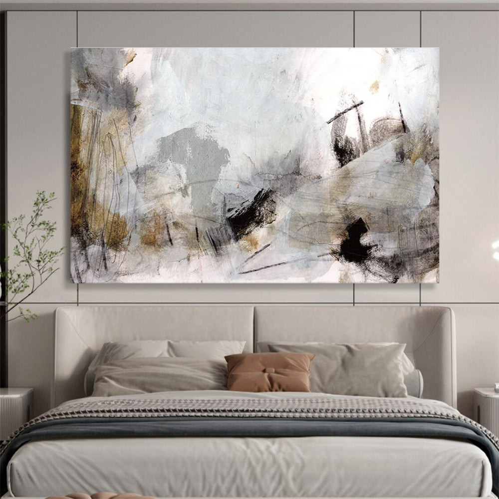 Mixed - Media Abstract Painting for Artistic Workshops YHT135