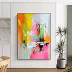 Colorful Horse Abstract Painting with Wild Spirit WINK716