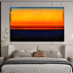 Sunset Stripes Color - Block Abstract Painting ABS214